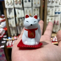 Kitsune Lucky Fox, Japanese Ceramic Fox from Fushimi Inari Shrine - Image 4